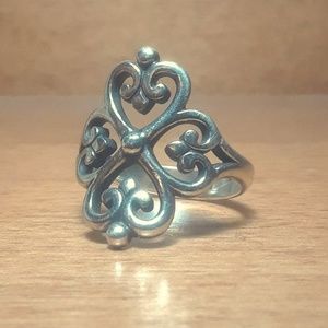 James Avery Adroned Hearts Ring